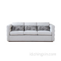 Sofa ruang tamu kain modern sofa sectional set tiga tempat duduk sofa furniture grosir